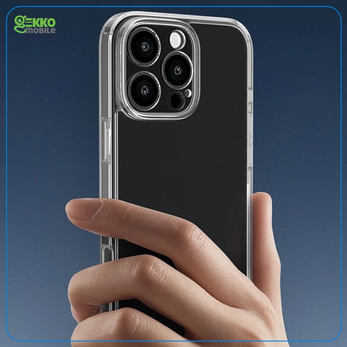 Husa pentru iPhone 16 Pro, Ultrasubtire, din silicon gel, Clear, cu decupaje dedicate pentru lentile, porturi si butoane, 0.3mm, Gekko, Transparenta