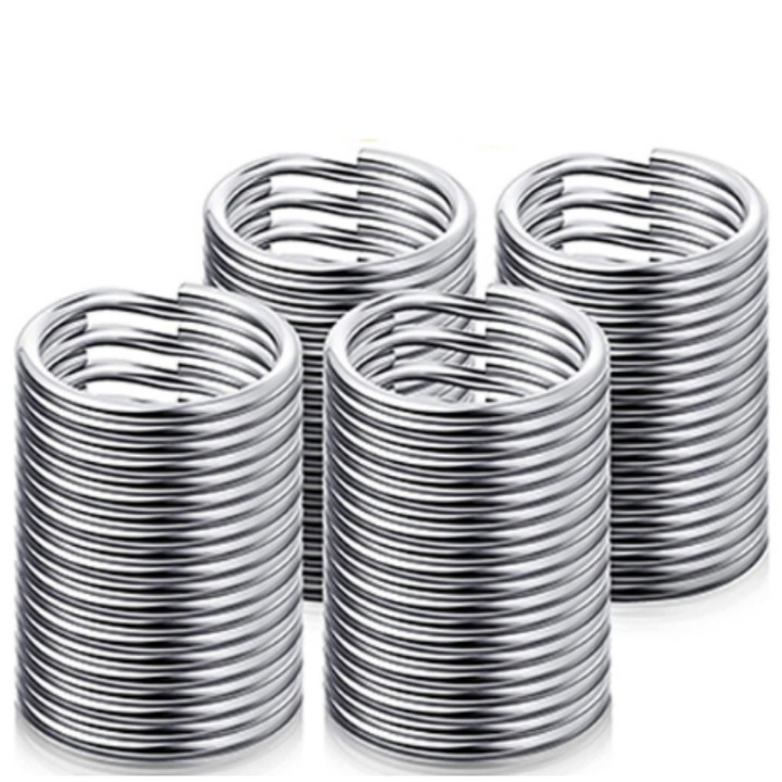 Brelocuri set 30 buc, Zeaicos, inele metalice rotunde, 25mm, multicolor