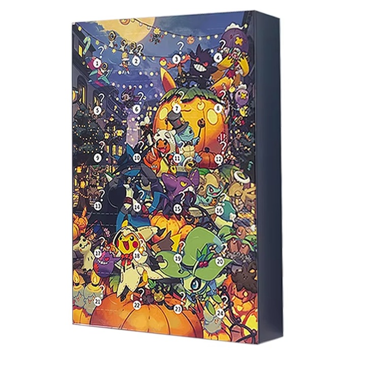 Calendar Advent de Halloween Pokemon 24 figurine albastru eMAG ro