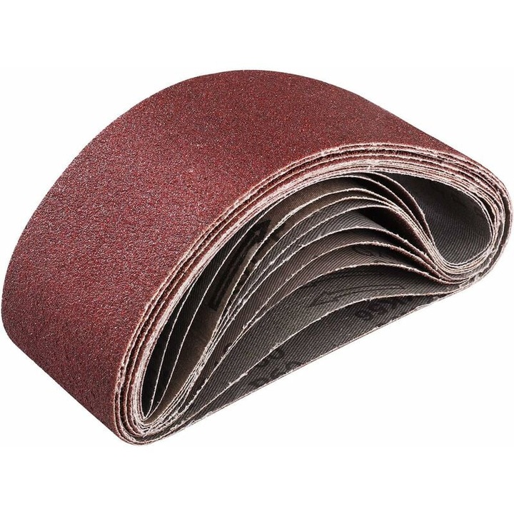 Enforose csiszolószalagok, kopásálló, 10 darabos készlet, 75x457mm, fához