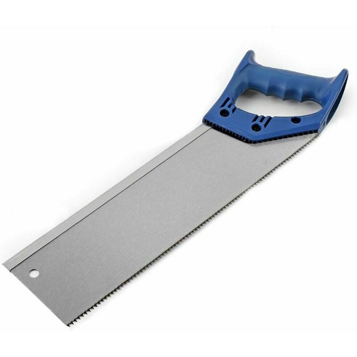 Ferastrau de mana cu margine tripla, maner confortabil din doua componente, taiere rapida si utilizare larga pentru lemn si plastic, lama din otel mangan 65 reglabila si blocabila, portabila pentru activitati in aer liber