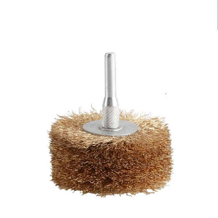 Perie metalica rotativa Enforose, pentru curatare si structurat, otel de inalta viteza, dimensiune standard