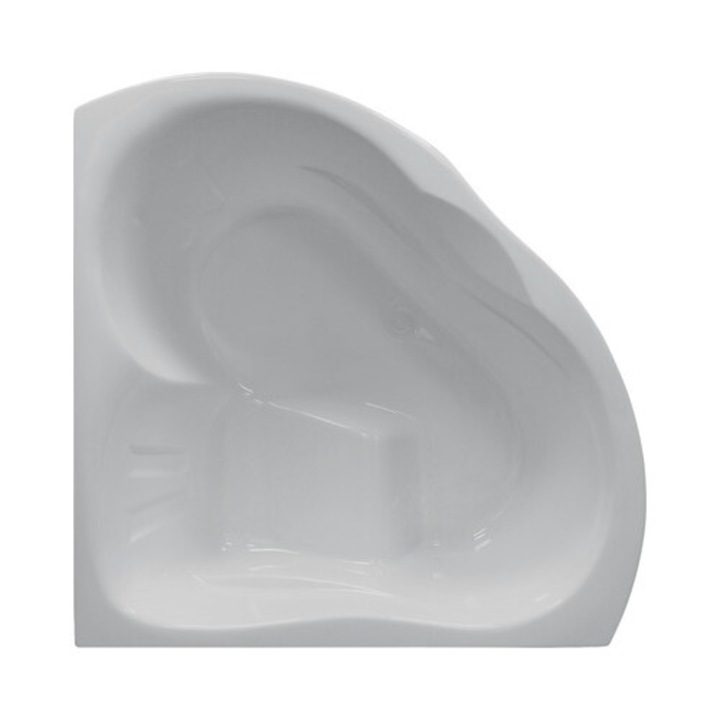 Cada Pe Colt Simetrica Belform Ziam 152x152x72 Cm Acril Alb 27se0002