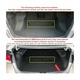 Kit pentru siguranta copiilor, otel, ancora de restrictie, compatibil cu sistemul ISOFIX, pentru Ford Focus, negru