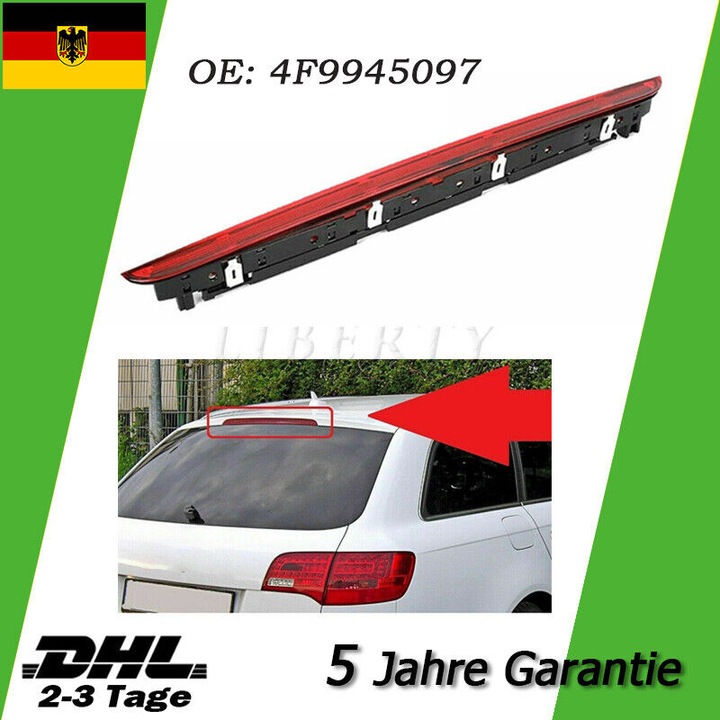 LED стоп светлина за Audi A6 C6 Avant RS6, ниска консумация на енергия, здрава конструкция