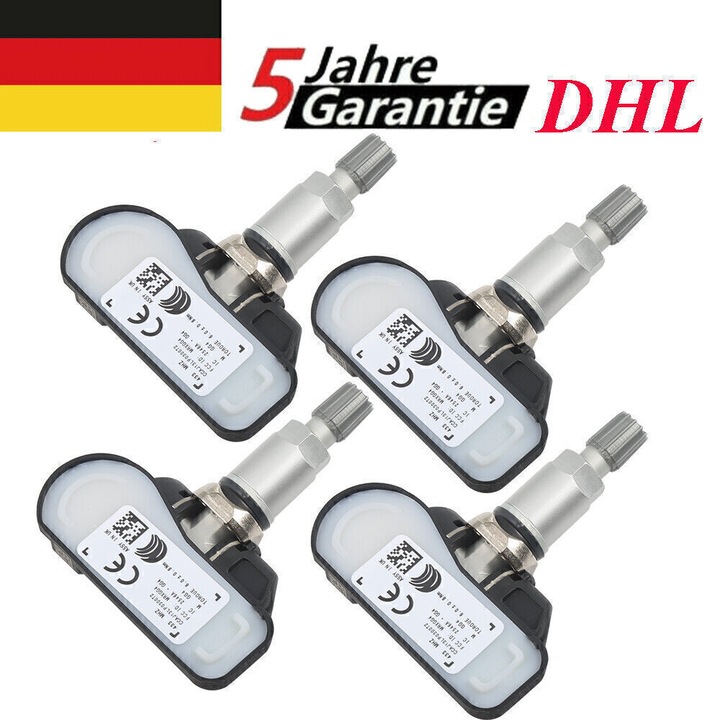 4x RDKS MERCEDES-BENZ 433MHZ abroncsnyomás-érzékelő TPMS A0009050030 - új