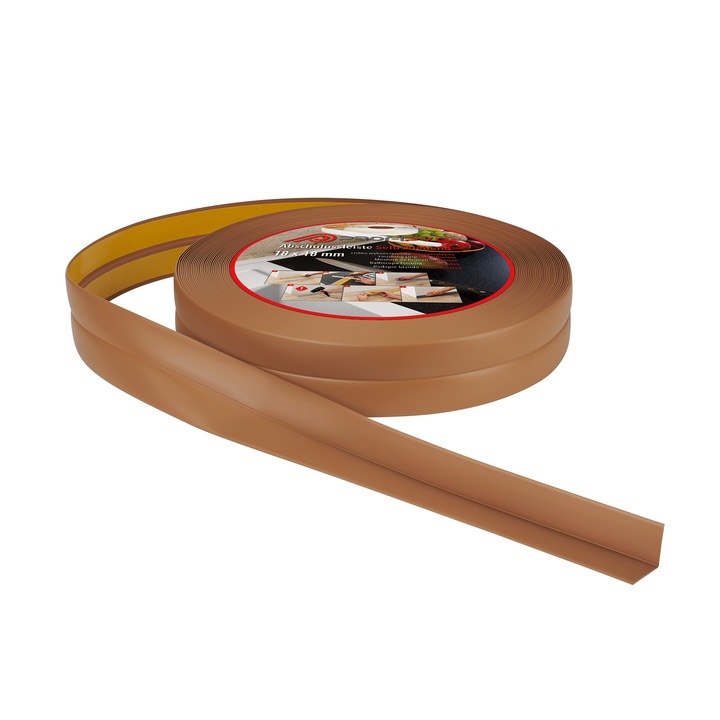 Самозалепваща лента ProfiPVC, 18х18 мм, 15 м, Светлокафяв