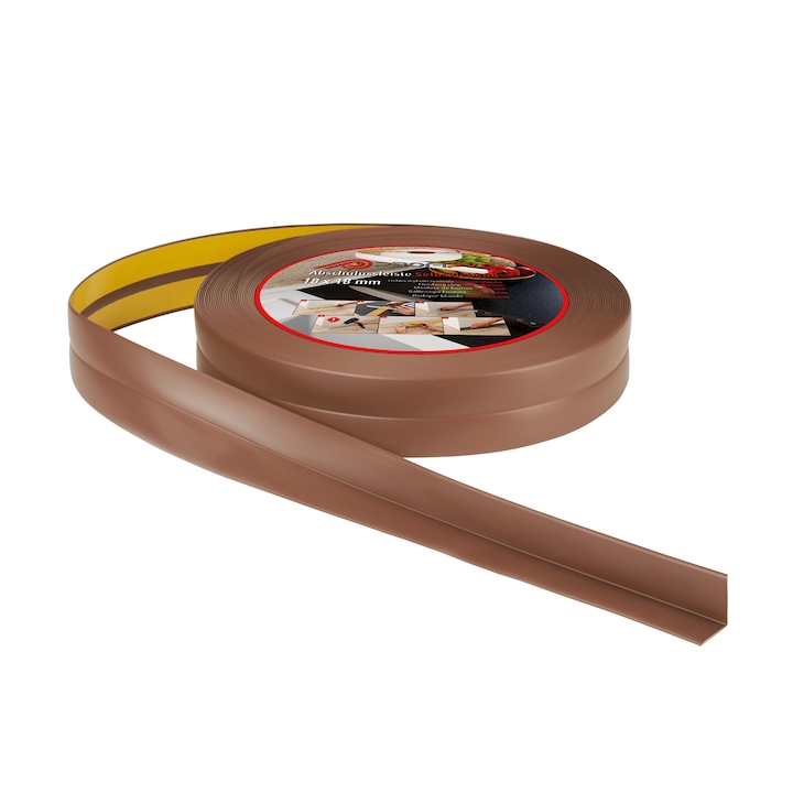 Самозалепваща лента ProfiPVC, 18x18 мм, 25 м, Кафяв