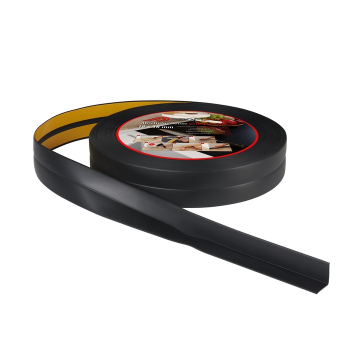 Самозалепваща PVC лента ProfiPVC, 18x18 мм, 10 м, Черен