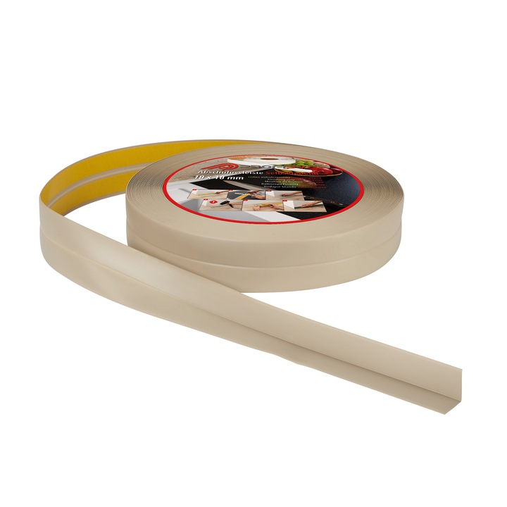 Самозалепваща финишна лента ProfiPVC 18x18mm, 15m, цвят Бежов