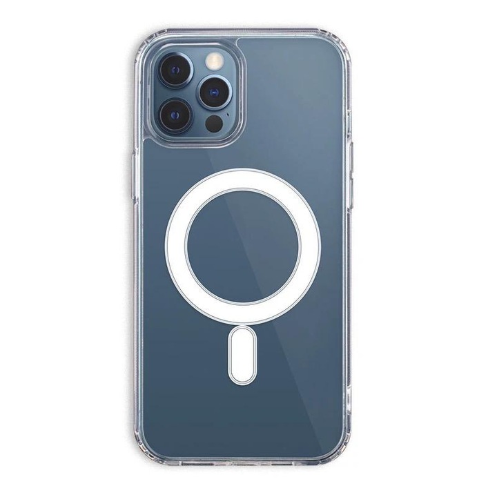 Husa Transparenta compatibila cu Apple iPhone 16 Pro Max, compatibila magsafe