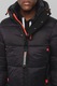 Geographical Norway, Капитонирано зимно яке Calix с качулка и вата, Черен, M