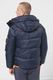 Geographical Norway, Капитонирано зимно яке Calix с качулка и вата, Оранжев, Тъмносин, L