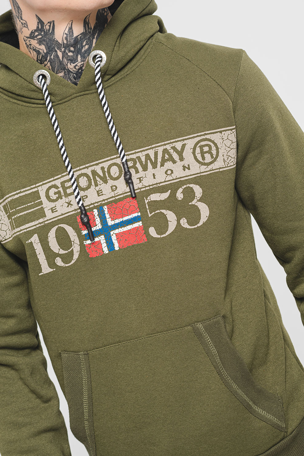 Hoodie Felpa Norway Amazon Geographical Norway, Худи с памук
