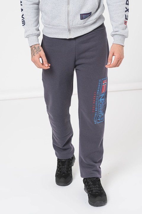 Geographical Norway, Спортен панталон Moffroy с лого, Въглен сиво