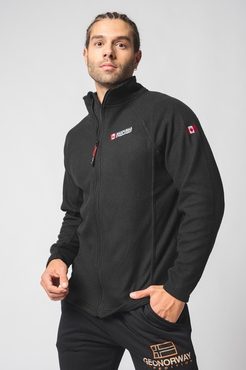 Anapurna, Поларен суитшърт Tonneau с цип, Черен