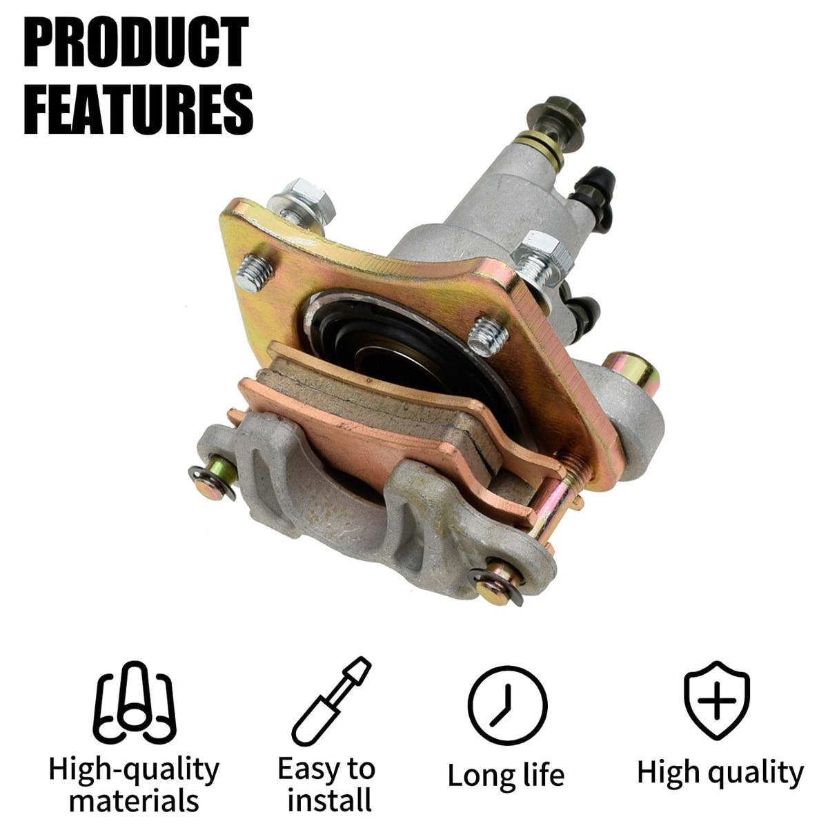 Rear Brake Caliper Compatible For Polaris Sportsman 500 HO EFI With Pads 2003 20 - Foto 8