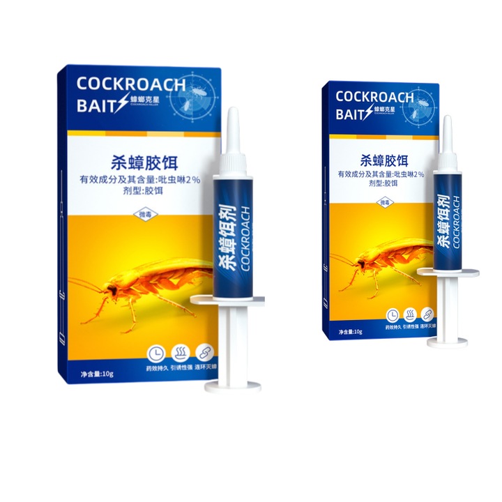 Gel insecticid pentru prinderea gandacilor, 20g, cu feromoni atragatori, 2 cutii