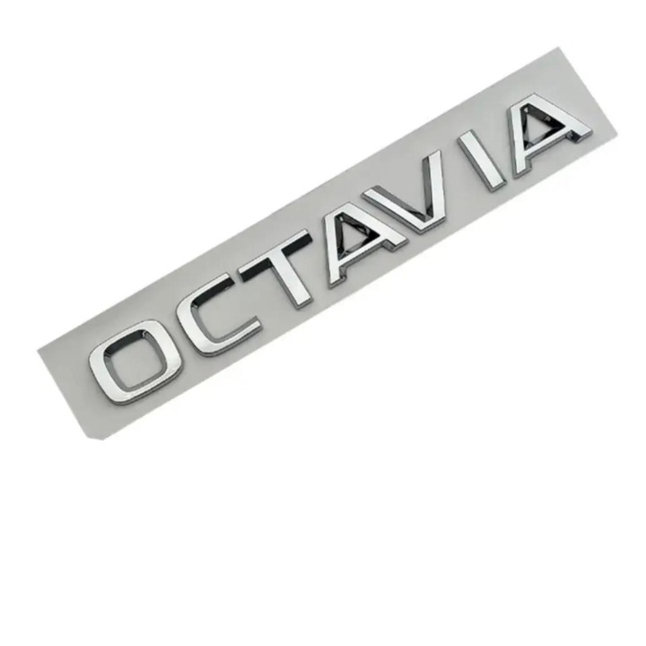 Емблема Octavia за Skoda Silver