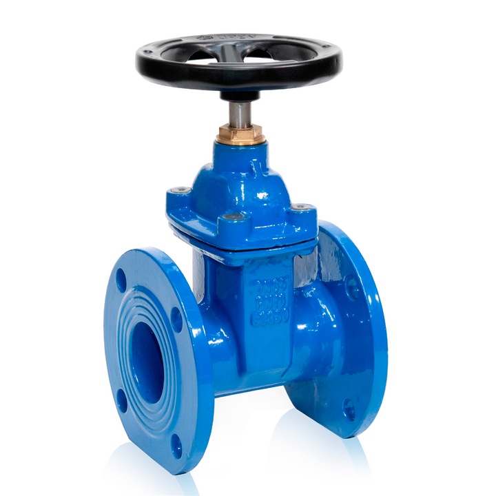 Robinet sertar pana corp plat cauciucat PN10/16 - DN 65