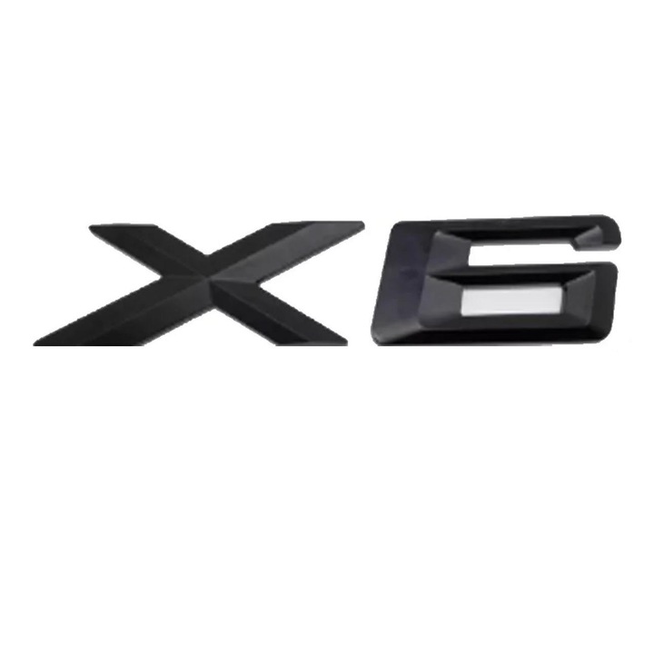 BMW X6 csomagtartó embléma, fekete