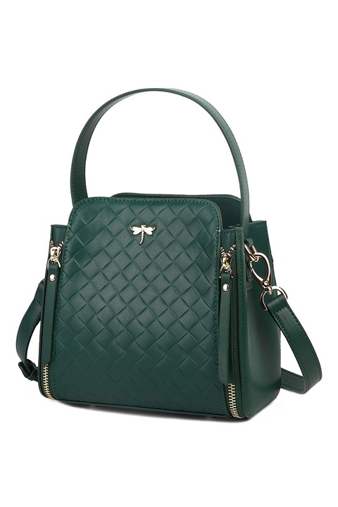 C'iel, Luna Bőr válltáska levehető pánttal, Sötétzöld