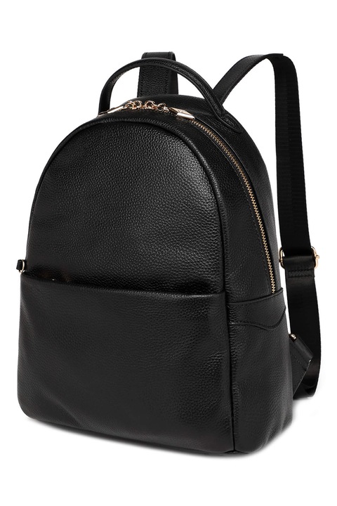 C'iel, Rucsac de piele cu buzunar frontal Avalon, Negru