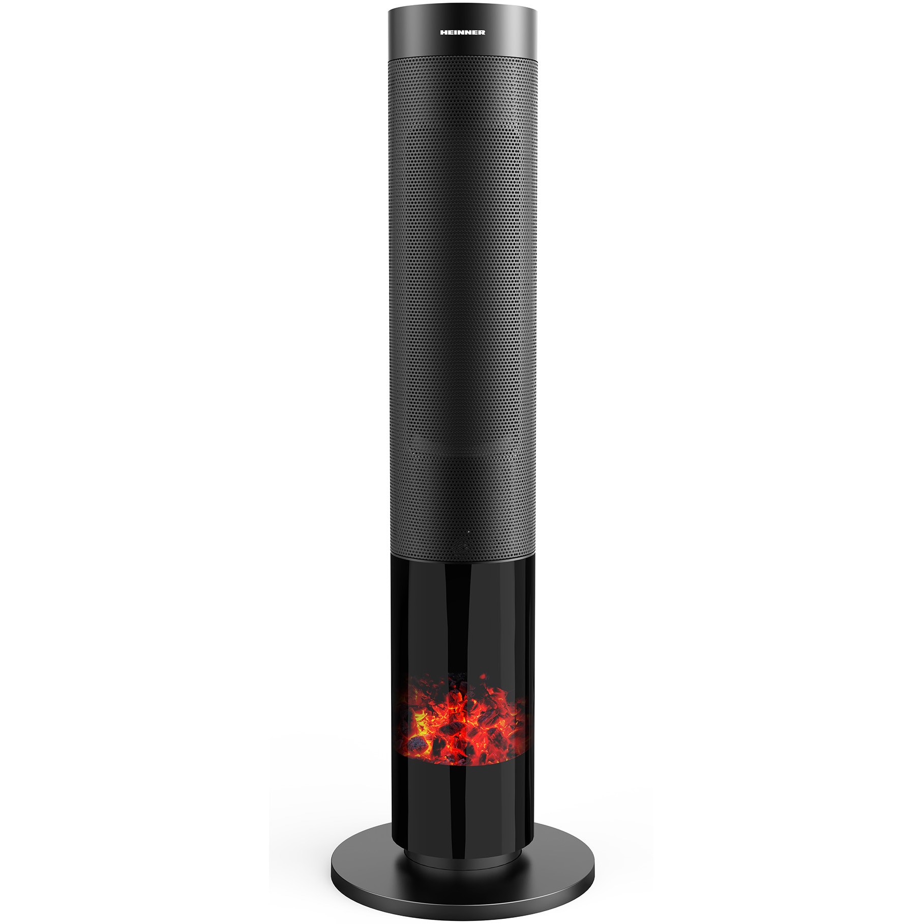 Radiator ceramic Heinner HCH-LD2000BK, 2000 W, Display LED, Control Touch, Telecomanda, Functie ECO, Oprire automata, Functie oscilare, Negru
