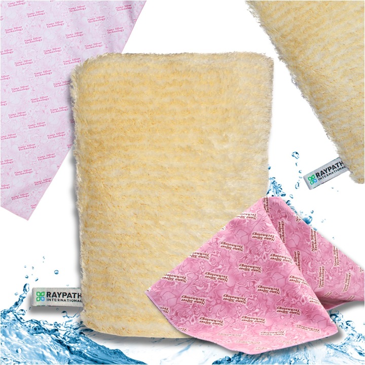 Laveta, Raypath, Sunbeam, Antialergice, Antibacteriene, Ecologice, 15 x 22 cm, 38 x 41 cm, Bej