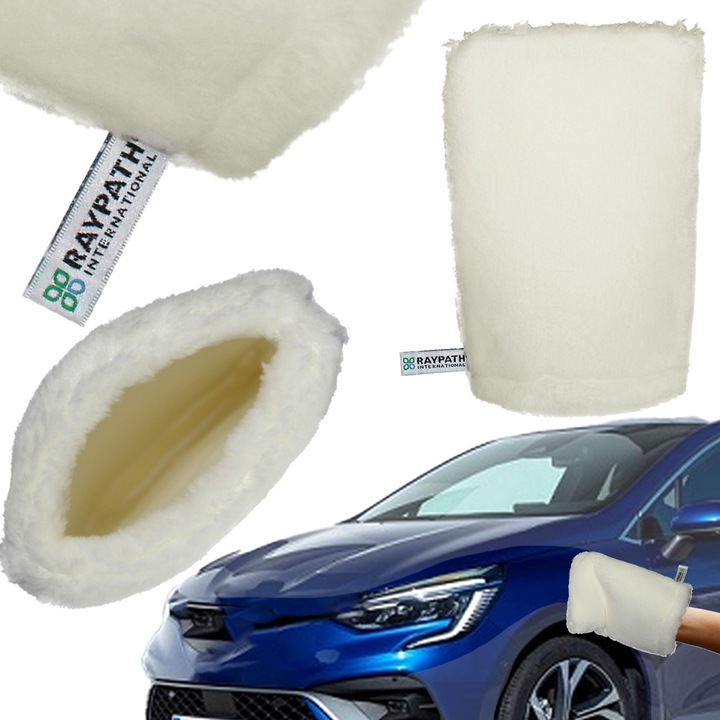 Manusa De Curatare, Raypath, Tehnologie Nano Silver, Antialergice, 16 x 22 cm, Alb