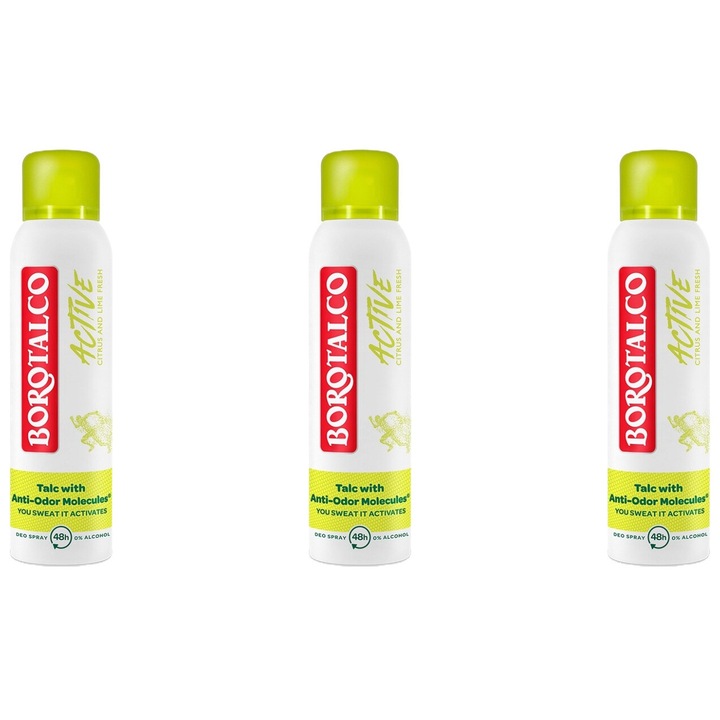 Borotalco Antiperspirant Deo 150ml Active Citrus