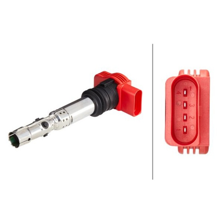 Bobina de inductie Audi A4 B6, A4 B7, A6 C5, A6 C6, A8 D3 2001-2006