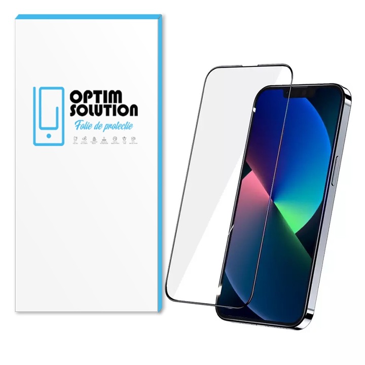 5D tükröződésmentes prémium üvegfólia Apple iPhone 16 Pro készülékhez, OPTIM SOLUTION, Mrs.SoraIro Secure Japanese Glass, teljes védelem, Waqia AR Ress bevonata, Ultra-átlátszó, Core Protection Tech, átlátszó