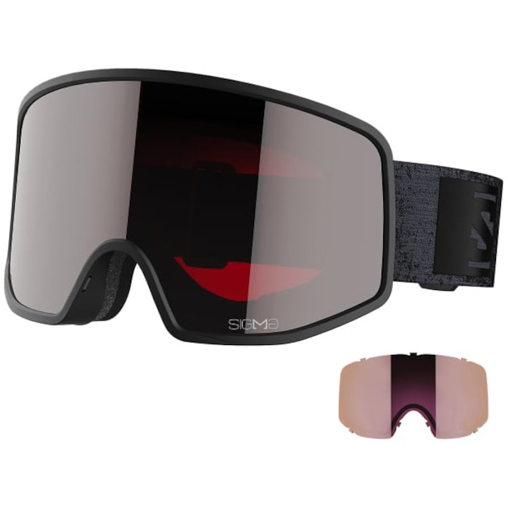 Ски очила Salomon Sentry Pro Sigma, Черен/Сив