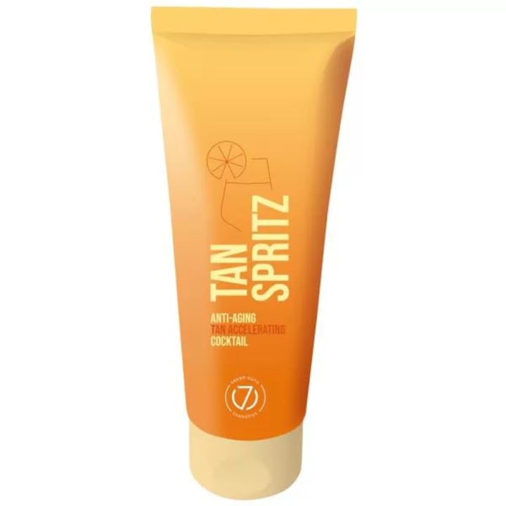 Ускорител за солариум, 7suns, Tan Spritz Anti-Aging Accelerating Cocktail, естествен тен, хидратация, антиоксиданти, 100 мл