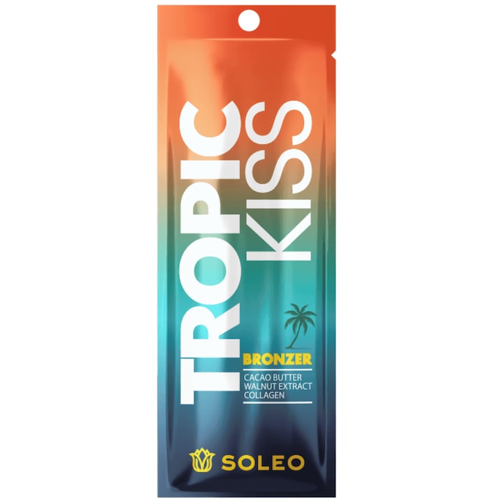 Soleo Tropic Kiss бронзант, за солариум, 15 мл, кафяв нюанс, с колаген