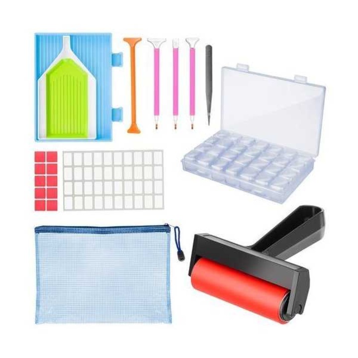 Set complet de accesorii pentru diamond painting iso
