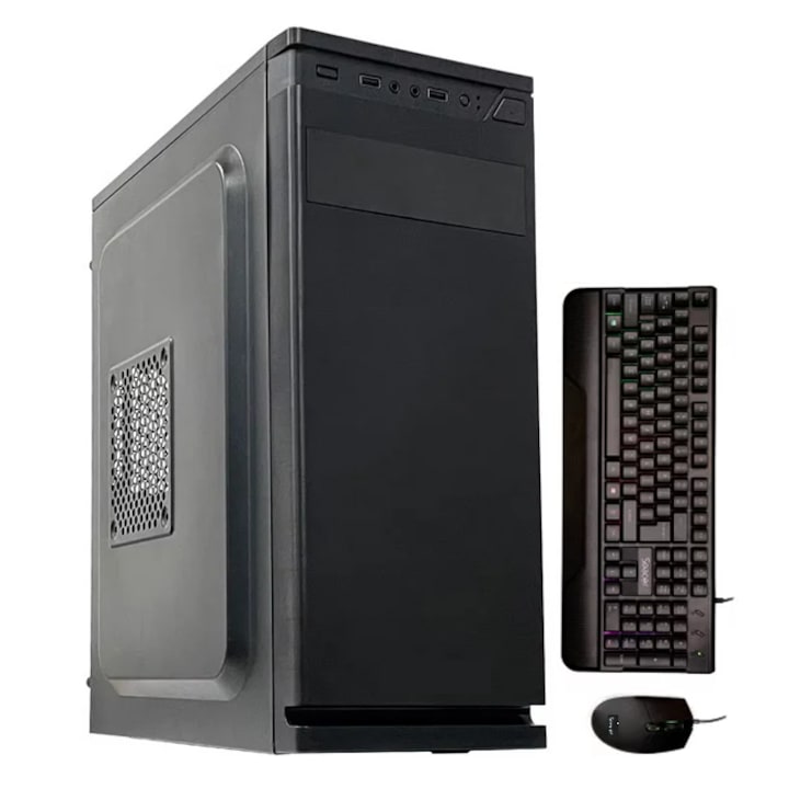 PC Office Intel I7-4770 3, 4Ghz, 8GB RAM DDR, SSD 256Gb, VGA HDMI, Tastatura, Mouse Cadou