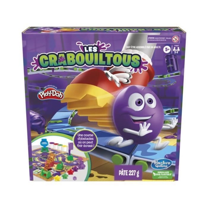 Hasbro Gaming Les Crabouiltous társasjáték, 5 éves gyermekeknek, gyurmával, családnak