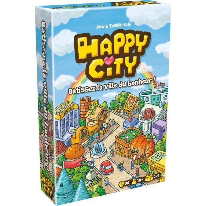 Настолна игра Gluckliche Stadt, ASMODEE, 2-5 играчи, 10+ години