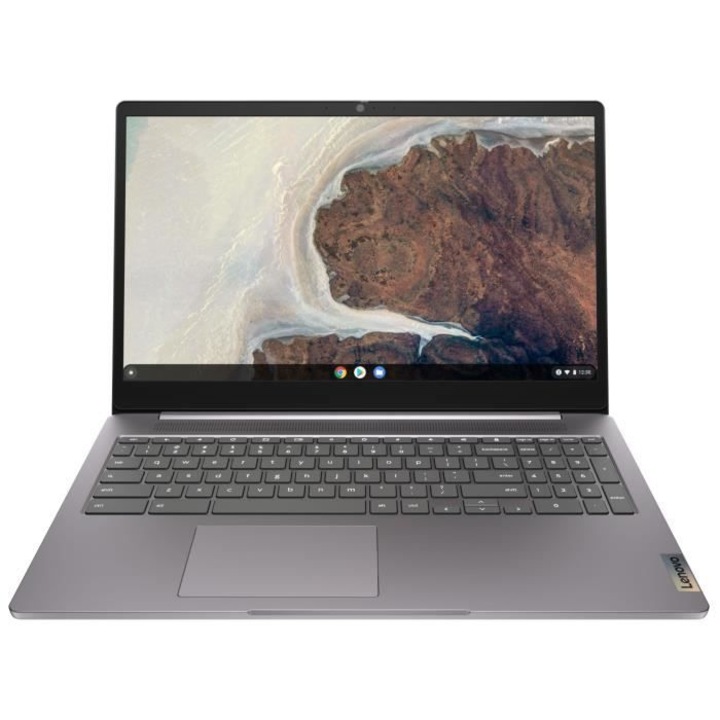 Лаптоп Lenovo Chromebook 3 CB 15IJL6, 15 инча FHD, Intel Celeron N4500, 4 GB RAM, 64 GB eMMC