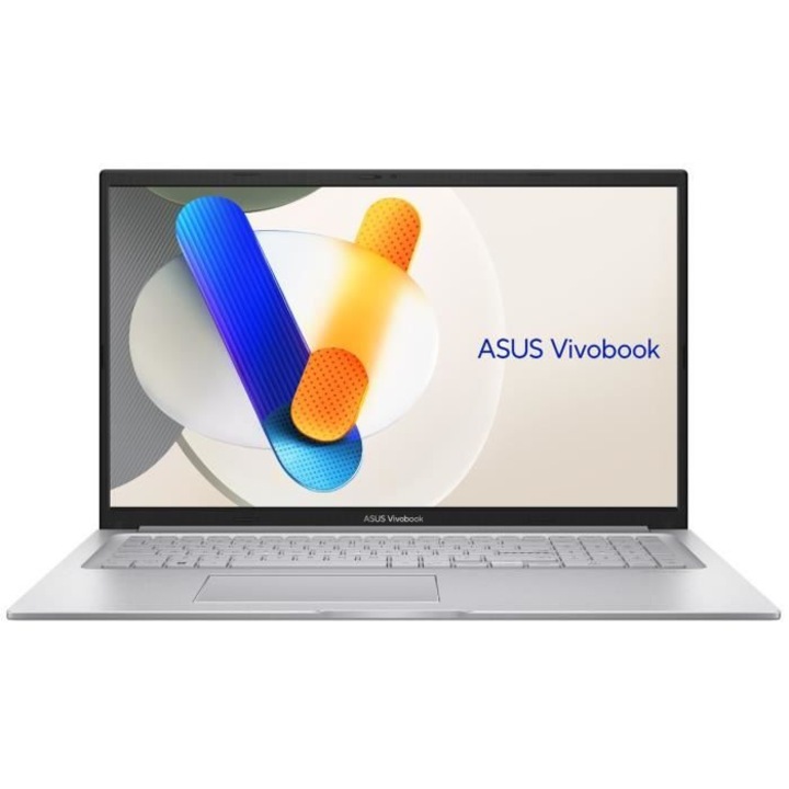 ASUS VivoBook 17 S1704 Laptop, 17,3" HD+, Intel Core i3-1215U akár 4.4 GHz, Intel UHD Graphics, 8 GB RAM, 512 GB SSD, Windows 11, ezüst