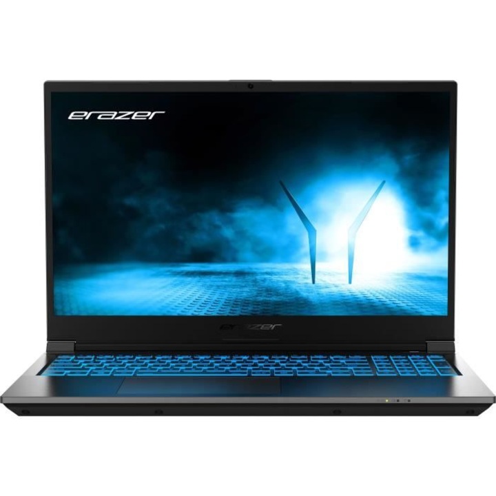Erazer Crawler E50 Gaming Laptop, 15.6" FHD, 144 Hz, Intel Core i5-12450H, 16 GB RAM, 512 GB SSD, nVidia GeForce RTX 4050, Fekete