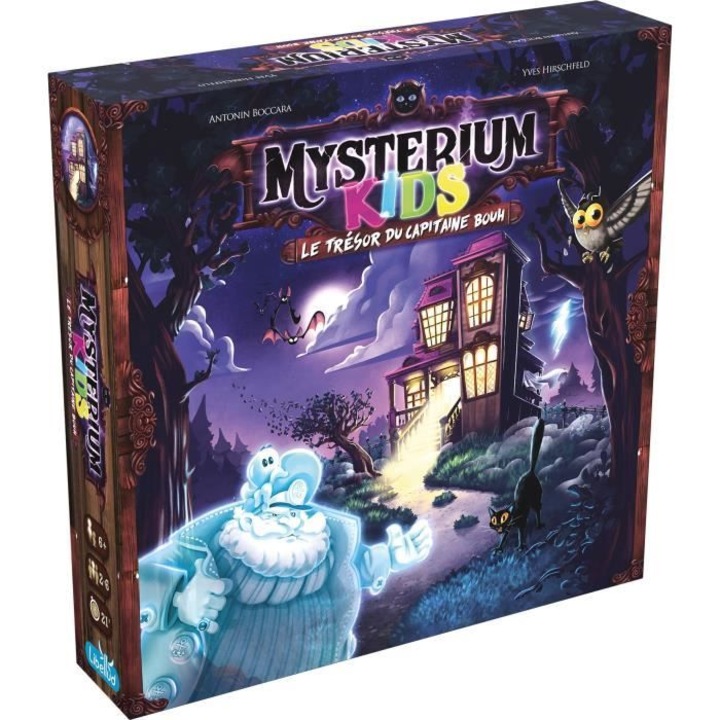 Настолна игра Mysterium Kids Captain Bouh, Asmodee