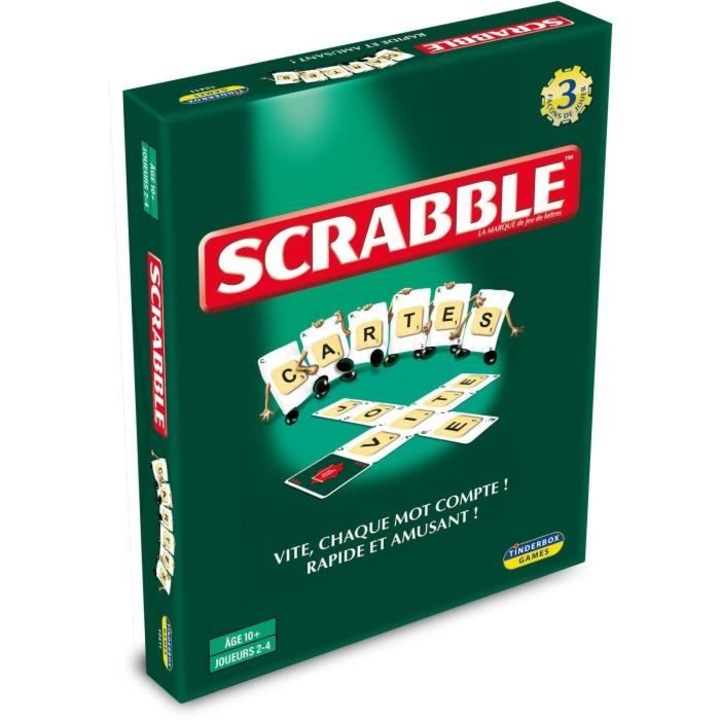 Jocuri de societate, MEGABLEU, Scrabble-Karten - 3 jocuri in 1