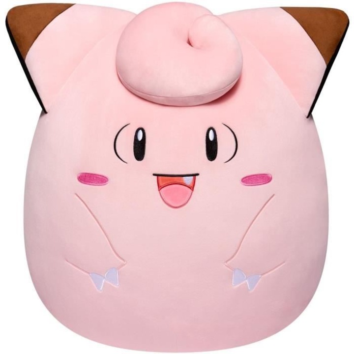 Плюшена играчка, Bandai, Pokemon, Clefairy, 50 см, Розов