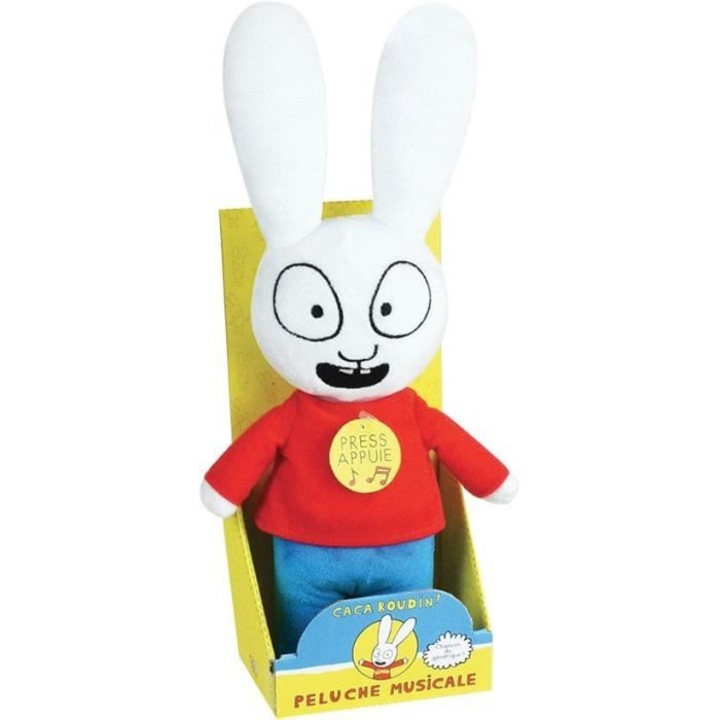 Плюшена играчка Gemini Simon, музикална, 30 см