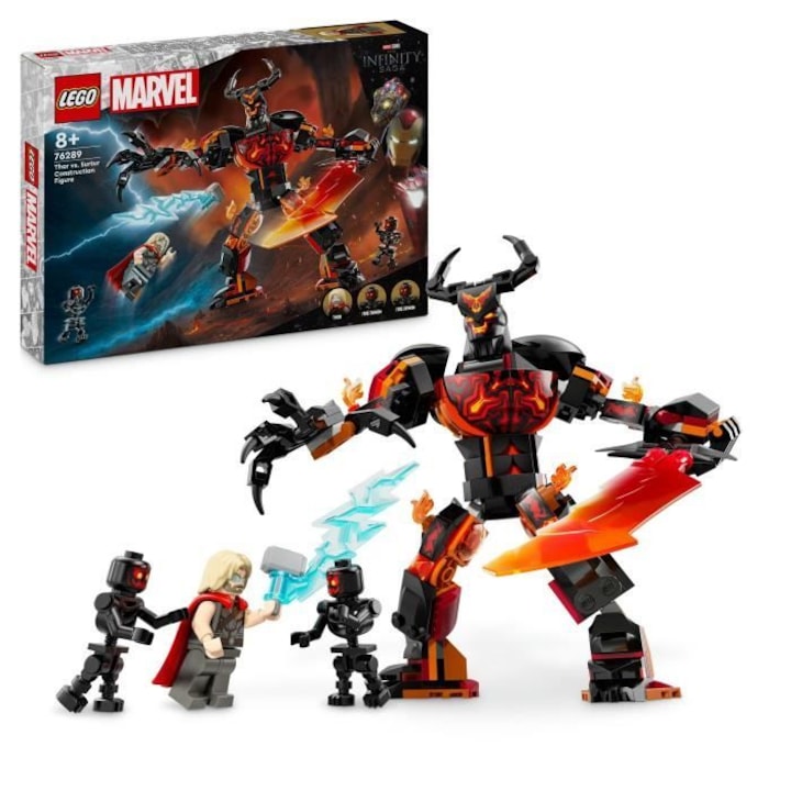 Конструктор LEGO Marvel 76289 Тор срещу. Surtur, 2 мини фигурки