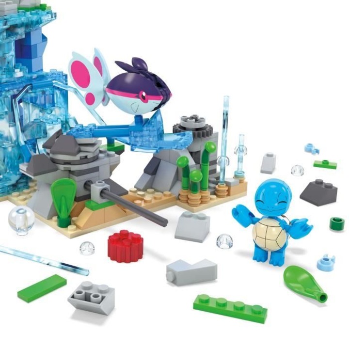 Mega Bloks Pokemon Építőkészlet, Vízi játék, 25x25x10cm, 302 db, többszínű