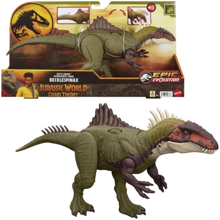 Figurina Jurassic World - Fierce Showdown - Becklespinax, Mattel